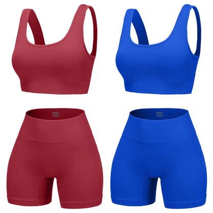 4 Piece Workout Sets for Women
