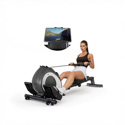 Rowing Machine with Phone Holder