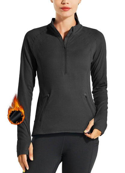 Womens Fleece Quarter Zip