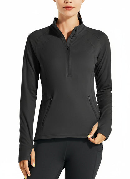 Womens Fleece Quarter Zip